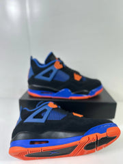 Jordan Air Jordan 4 Retro Black Blue Orange Sneakers