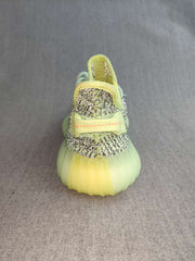 Yeezy 350 V2 Knit Sneakers in Lime Green and Mint