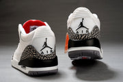 Jordan Air Jordan 3 White Black High-Top Sneakers