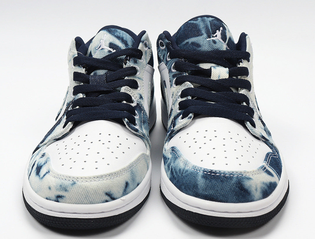 Nike Dunk Low Washed Denim Sneakers Blue CZ8455-100
