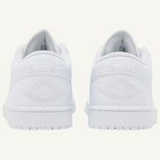 Jordan Men's Triple White Air Jordan 1 Low 2022 Sneakers, 553558 136
