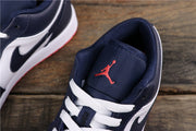 Air Jordan 1 Low Midnight Navy White 553558-481 Sneakers