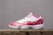 Air Jordan 11 Retro Low Pink Snakeskin Women's Sneakers