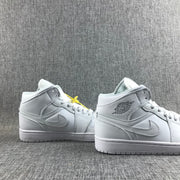 Air Jordan 1 Mid White Sneakers