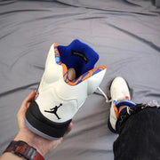 Jordan Air Jordan 5 International Flight White Orange Blue Sneakers