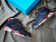 Air Jordan 6 Retro Sneakers Navy Red White