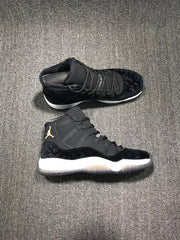 Jordan 11 Black Velvet High-Top Sneakers