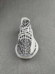 Yeezy 350 V2 Knit Sneakers in Black and White