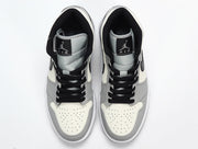 Jordan 1 High Dior-Inspired Sneakers Grey White Black
