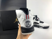 Jordan 5 Retro White Paris High-Top Sneakers