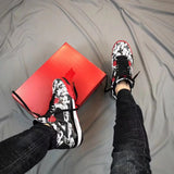 Jordan Air Jordan 4 Tattoo Black White Red Sneakers