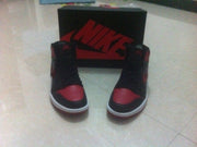 Jordan 1 High Black Red Men's Basketball Shoes 555088-123