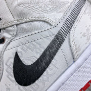 Air Jordan 1 Mid Edison Chen White Silk CU2804-100 Sneakers