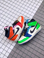 Melody Ehsani x Air Jordan 1 Mid Multicolor Sneakers