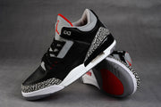 Jordan Air Jordan 3 Black Grey Red High-Top Sneakers