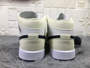 Jordan Air 1 Mid Sneakers Cream White and Black