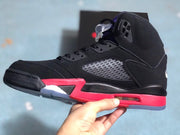 Jordan Air Jordan 5 Retro Sneakers Black Red Purple