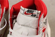 Air Jordan 1 Retro High OG White and Red Sneakers