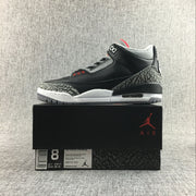 Air Jordan 3 Retro Black Cement Sneakers