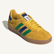 Adidas Originals Men's Yellow/Blue/Green Gazelle Indoor Shoes, IH9665