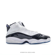Jordan 6 High-Top Sneakers White Black Purple