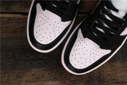 Air Jordan 1 Satin Black Toe High-Top Sneakers