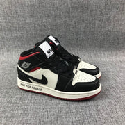 Air Jordan 1 High OG Black White Red Sneakers