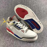 Air Jordan 3 Independence Day White Basketball Sneakers