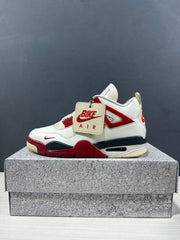 Jordan Air Jordan 4 Retro White Red Sneakers