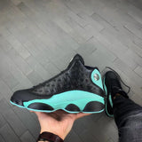Air Jordan 13 Island Green Sneakers Black Turquoise