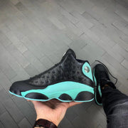 Air Jordan 13 Island Green Sneakers Black Turquoise