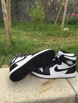 Jordan 1 High Black and White Sneakers