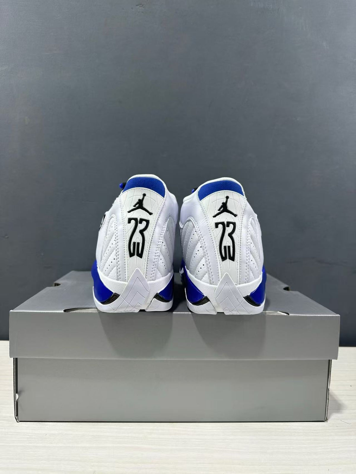 Jordan Air Jordan 14 Hyper Royal White Blue 487471-104