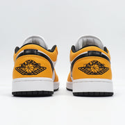 Nike Air Jordan 1 Low Lakers Sneakers, White and Gold CZ4776-107