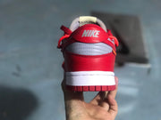 Nike Dunk Low LTHR / OW Red Gray Sneakers CT0856-600