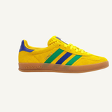 Adidas Originals Men's Yellow/Blue/Green Gazelle Indoor Shoes, IH9665