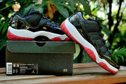 Jordan Air Jordan 11 Retro Low Black and Red Sneakers