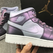 Jordan 1 Mid Sneakers Purple AV5174-400
