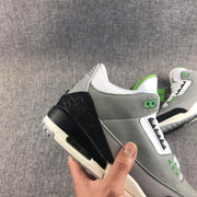 Jordan Air Jordan 3 Grey Green Sneakers 136064-006