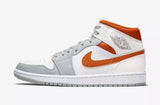 Jordan 1 High White Orange Sneakers CW7591-100