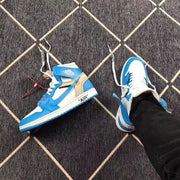 Air Jordan 1 High Off-White University Blue Sneakers