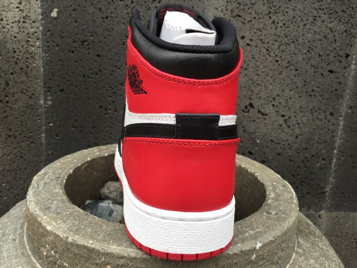 Jordan 1 High Sneakers Black White Red