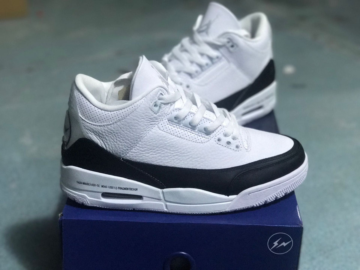 Jordan 3 Lightning White Black Sneakers DA3595-100