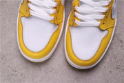 Jordan Air Jordan 1 High Off-White UNC White Yellow Sneakers