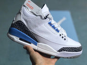 Jordan Air Jordan 3 Retro White Royal Blue Sneakers
