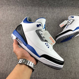 Fragment x Air Jordan 3 White Blue Sneakers CT8532-040
