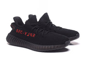 Yeezy 350 V2 Black Knit Low-Top Sneakers