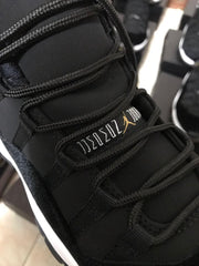 Jordan 11 Black Velvet High-Top Sneakers