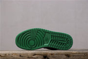 Jordan 1 Low Black Green Sneakers 553558-113