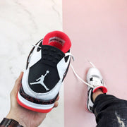 Jordan Air Jordan 4 Pale Citron Sneakers White Black Red